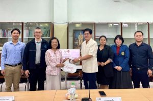 โรงเรียนสาธิตแห่งมหาวิทยาลัยราชภัฏหมู่บ้านจอมบึง ทำข้อตกลงความร่วมมือทางวิชาการ กับคณะวิศวกรรมศาสตร์และเทคโนโลยี มหาวิทยาลัยศิลปากร ในการร่วมผลิตนักเรียนโรงเรียนสาธิตฯ